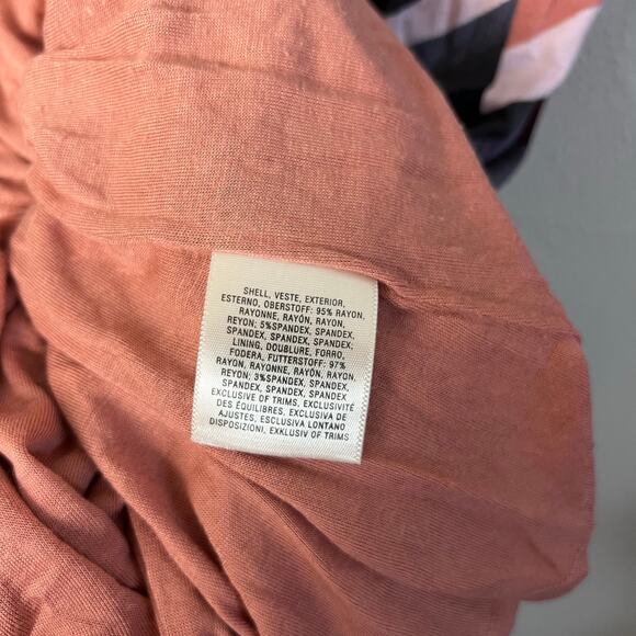 Maeve by Anthropologie Chevron Maxi Dress Multicolor Long Sleeve Small - Picture 10 of 11